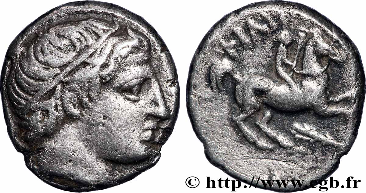 MAKEDONIEN - MAKEDONISCHE KÖNIGE - PHILIPP III ARRHIDAIOS Cinquième de tétradrachme SS