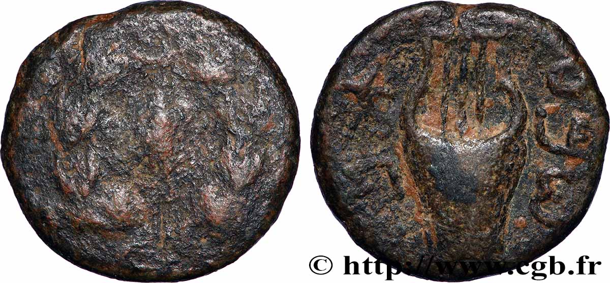 JUDAEA - SECOND REVOLT - BAR KOKHBA Moyen bronze VF/VF