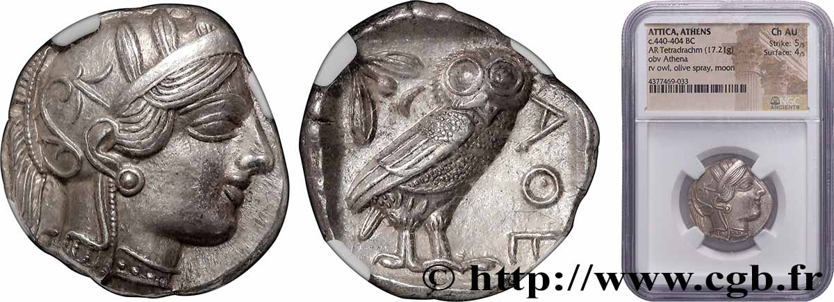 ATTIQUE - ATHÈNES Tétradrachme SPL