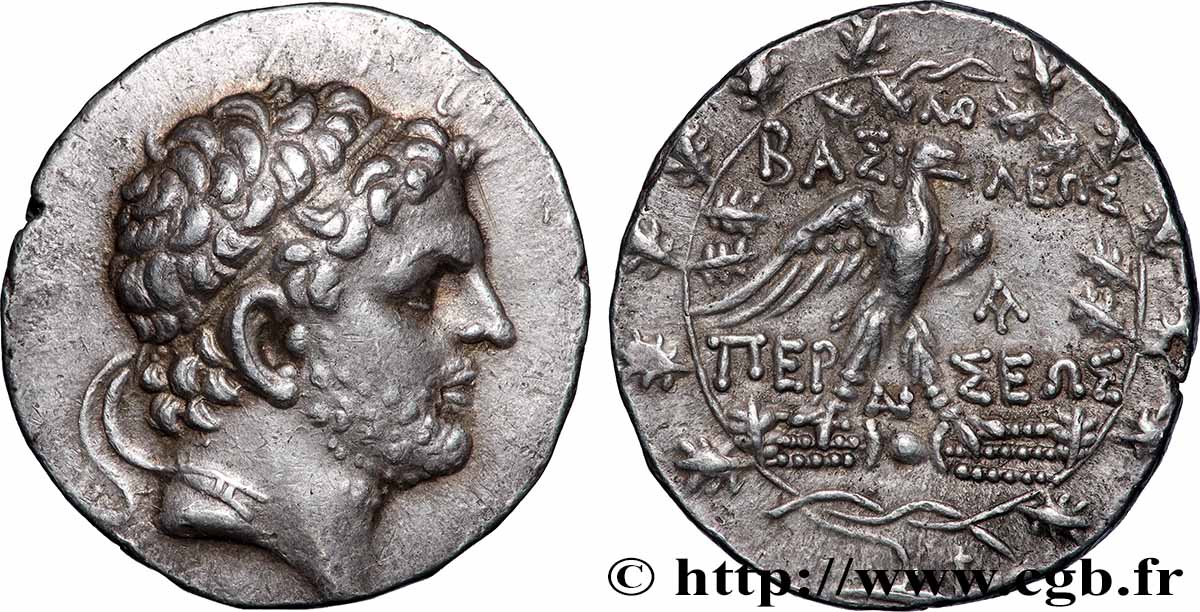 MACÉDOINE - ROYAUME DE MACÉDOINE - PERSÉE Tétradrachme SUP