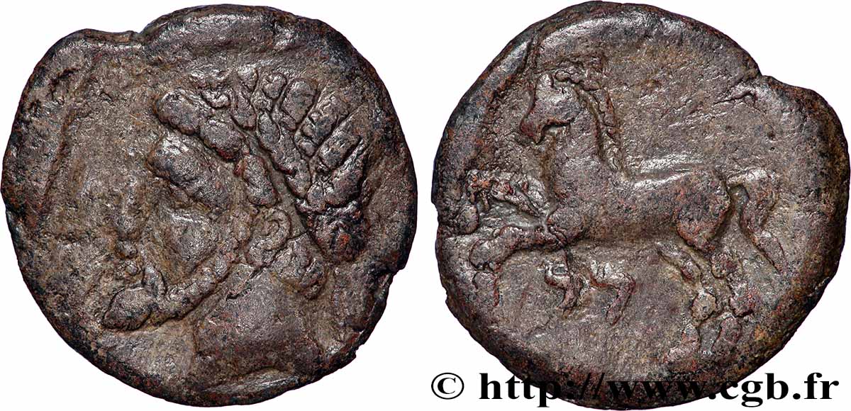 NUMIDIE - ROYAUME DE NUMIDIE - MASSINISSA ou MICIPSA Unité TB+