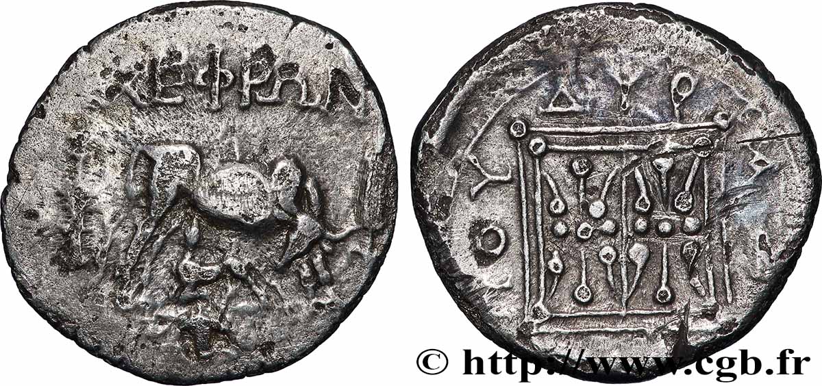 ILLYRIE - DYRRACHIUM Drachme TB+