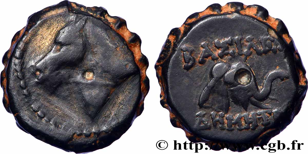 SYRIEN - SELEUKIDISCHES KÖNIGREICH - DEMETRIOS I SOTER Chalque fSS/SS
