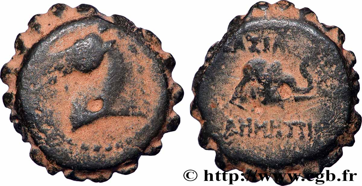 SYRIE - ROYAUME SÉLEUCIDE - DÉMÉTRIUS Ier SOTER Chalque TB+