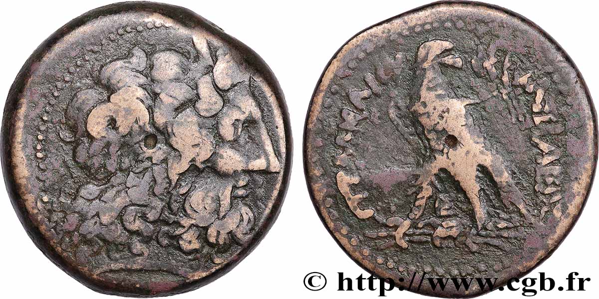 ÉGYPTE - ROYAUME LAGIDE - PTOLÉMÉE III ÉVERGÈTE Tetrobole TB+