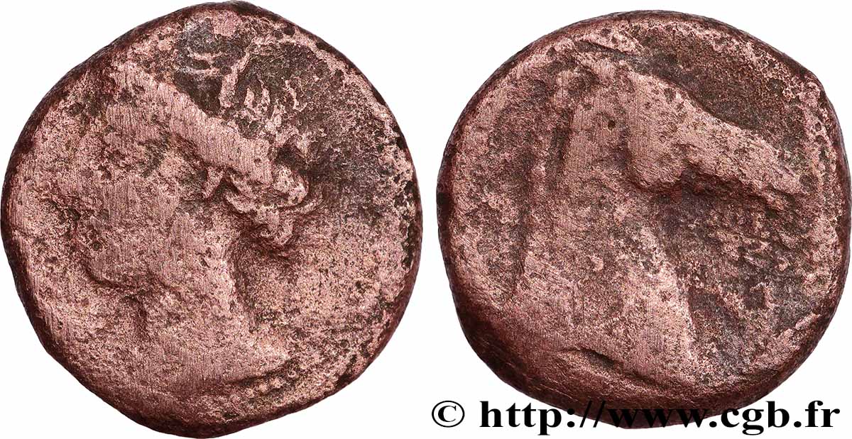 ZEUGITANE - CARTHAGE Shekel TB