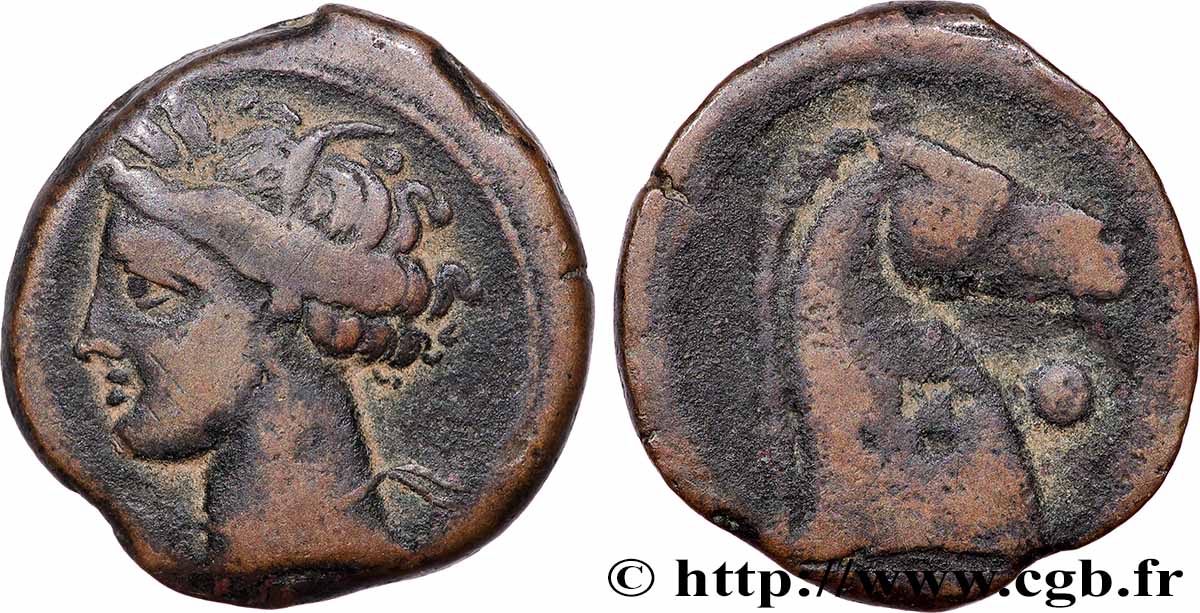 ZEUGITANE - CARTHAGE Shekel TTB/TB+