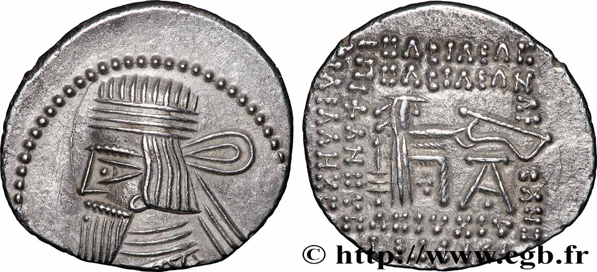 ROYAUME PARTHE - GOTARZÈS II Drachme SPL/SUP