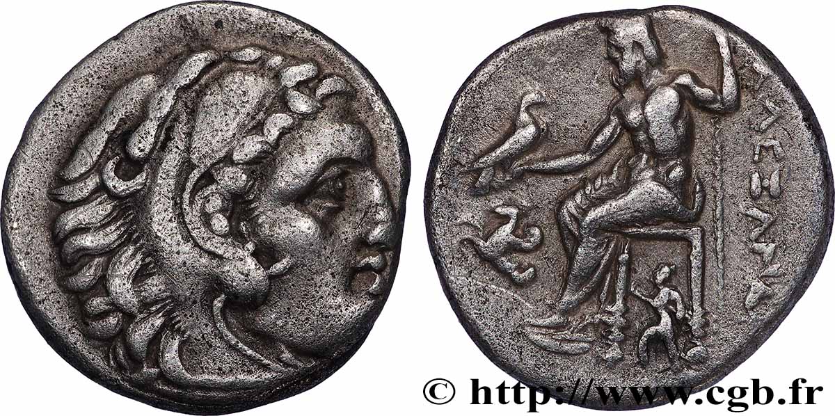 MACÉDOINE - ROYAUME DE MACÉDOINE - ANTIGONE LE BORGNE Drachme TTB+