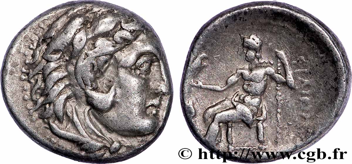 MACÉDOINE - ROYAUME DE MACÉDOINE - PHILIPPE III ARRHIDÉE Drachme TTB+/TTB