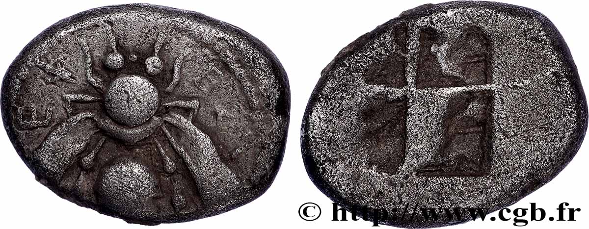 IONIE - ÉPHÈSE Drachme TTB