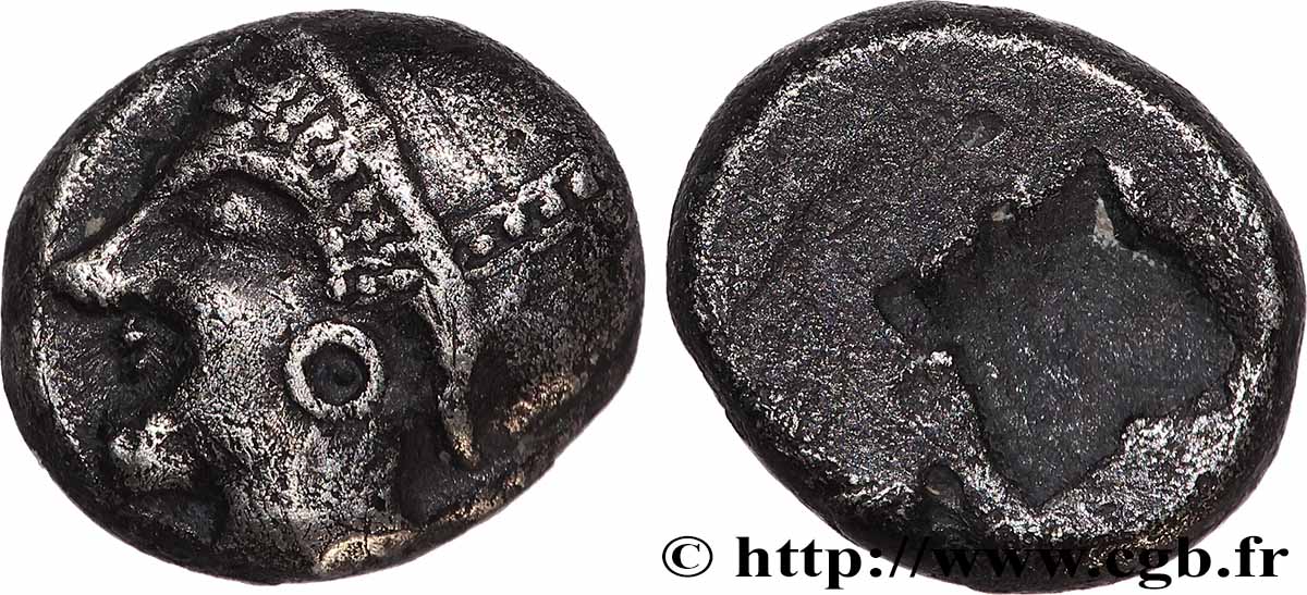 MASSALIA - MARSEILLE Trihémiobole ou 1 1/4 litra “type de Smyrne” TTB
