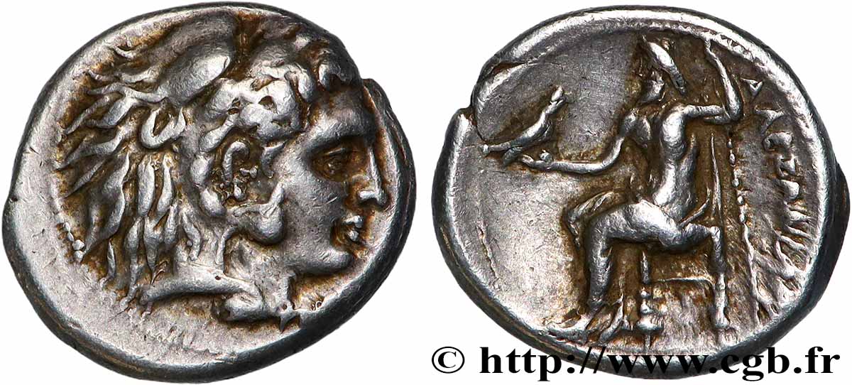 MACÉDOINE - ROYAUME DE MACÉDOINE - ANTIGONE LE BORGNE Drachme TTB+