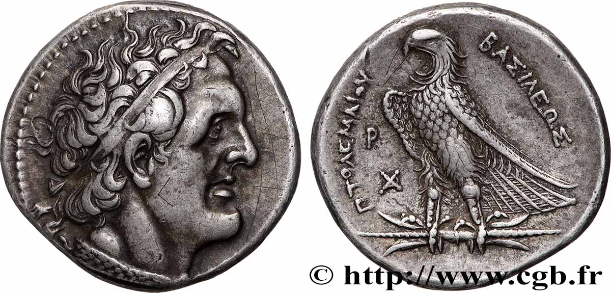 ÉGYPTE - ROYAUME LAGIDE - PTOLÉMÉE Ier SOTER Tétradrachme SPL/SUP