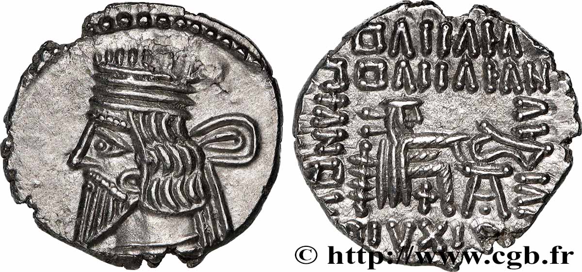 ROYAUME PARTHE - VOLOGÈSE III Drachme SPL