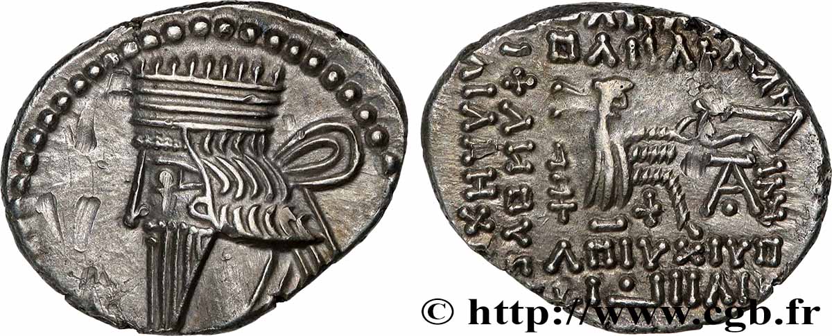 ROYAUME PARTHE - VOLOGÈSE III Drachme SUP