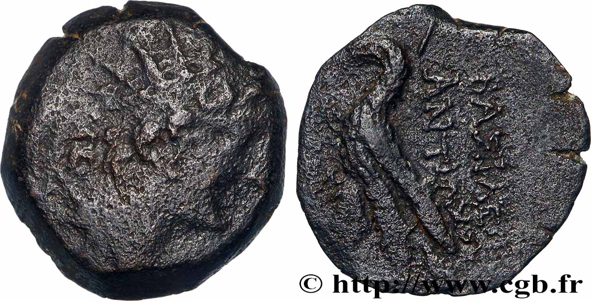 SYRIE - ROYAUME SÉLEUCIDE - ANTIOCHUS VIII GRYPUS Unité TB+