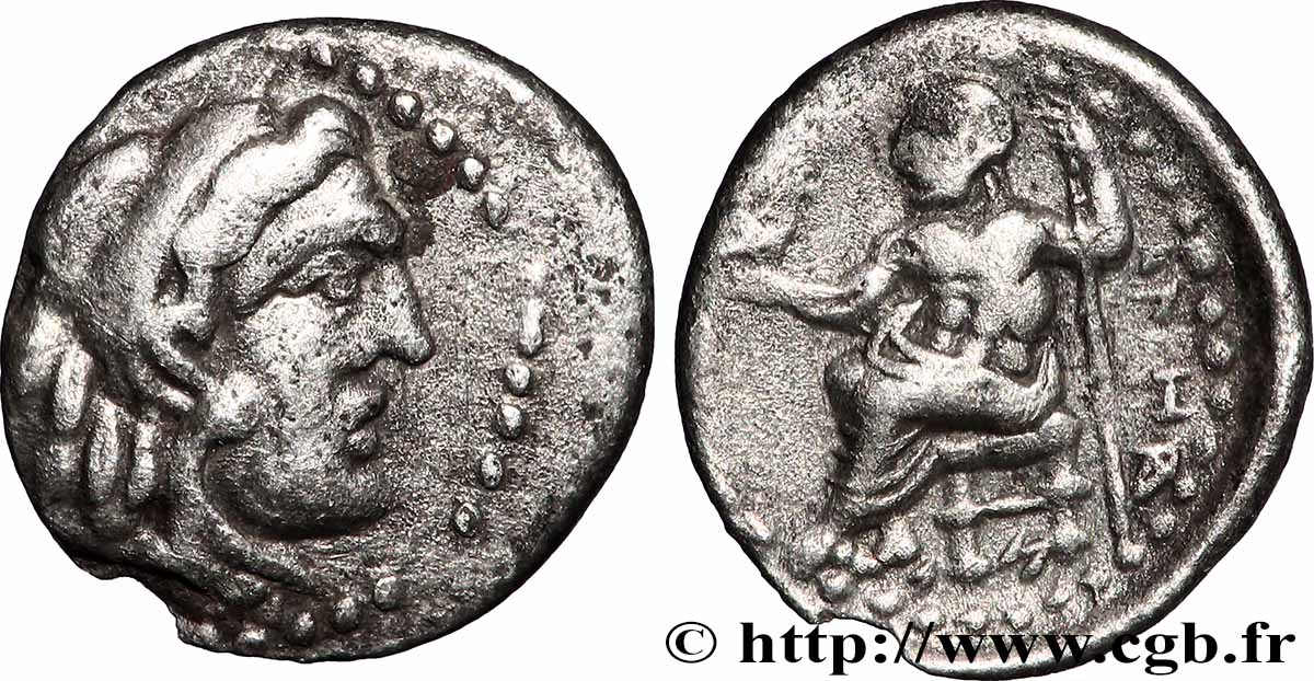 MACÉDOINE - ROYAUME DE MACÉDOINE - ALEXANDRE III LE GRAND Obole TTB