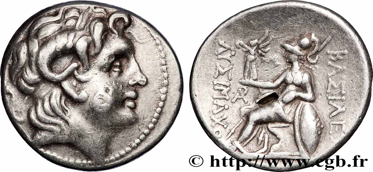 THRACE - ROYAUME DE THRACE - LYSIMAQUE Tétradrachme TTB+/TTB