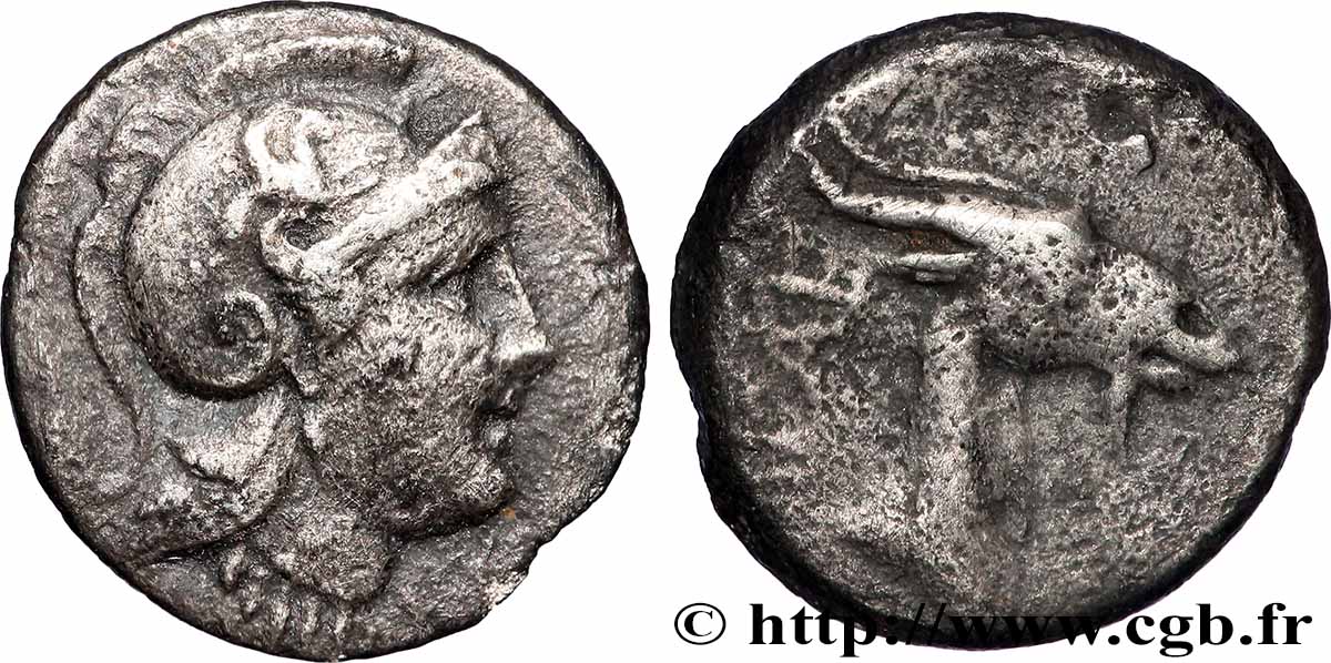 ÉOLIDE - AEGAE Hemidrachme TTB