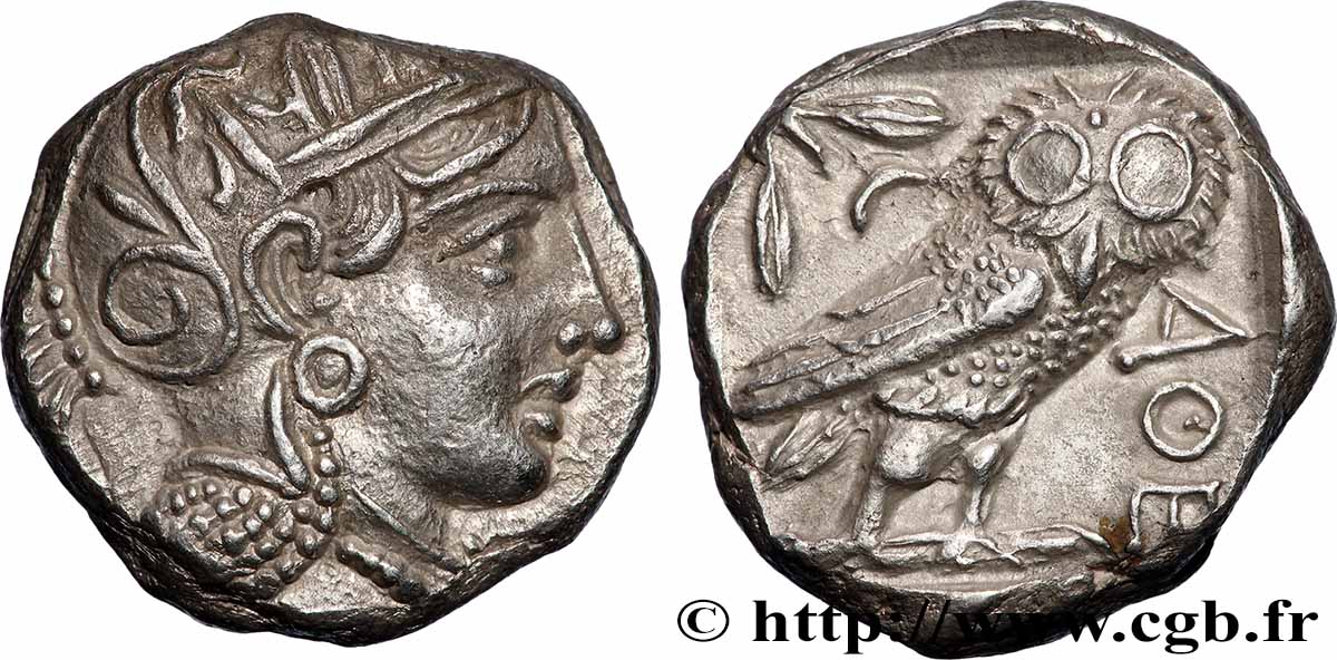 ATTICA - ATHENS Tétradrachme AU