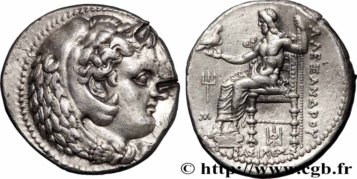 MACÉDOINE - ROYAUME DE MACÉDOINE - ALEXANDRE III LE GRAND Tétradrachme TTB+/SUP