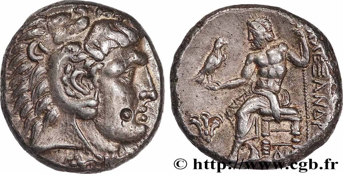 MACEDONIA - MACEDONIAN KINGDOM - ALEXANDER III THE GREAT Tétradrachme AU