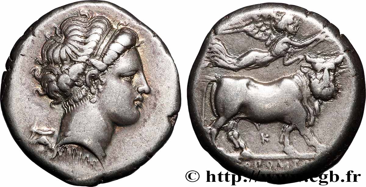 CAMPANIA - NEAPOLIS Nomos ou didrachme AU