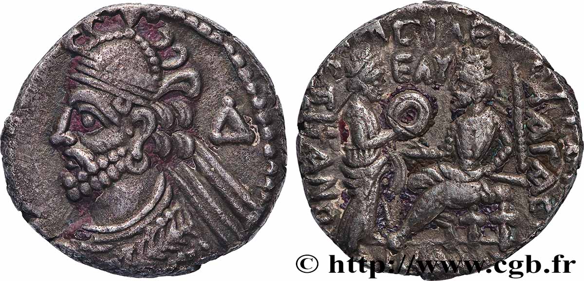 PARTHIE - ROYAUME PARTHE - VOLOGÈSE III Tétradrachme SUP/TTB+
