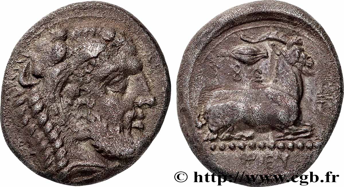 CHYPRE - ROYAUME DE CHYPRE - SALAMINE - ÉVAGORAS Ier Statère TTB+