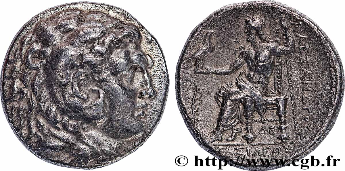 MACÉDOINE - ROYAUME DE MACÉDOINE - DÉMÉTRIUS POLIORCÈTE Tétradrachme TTB+