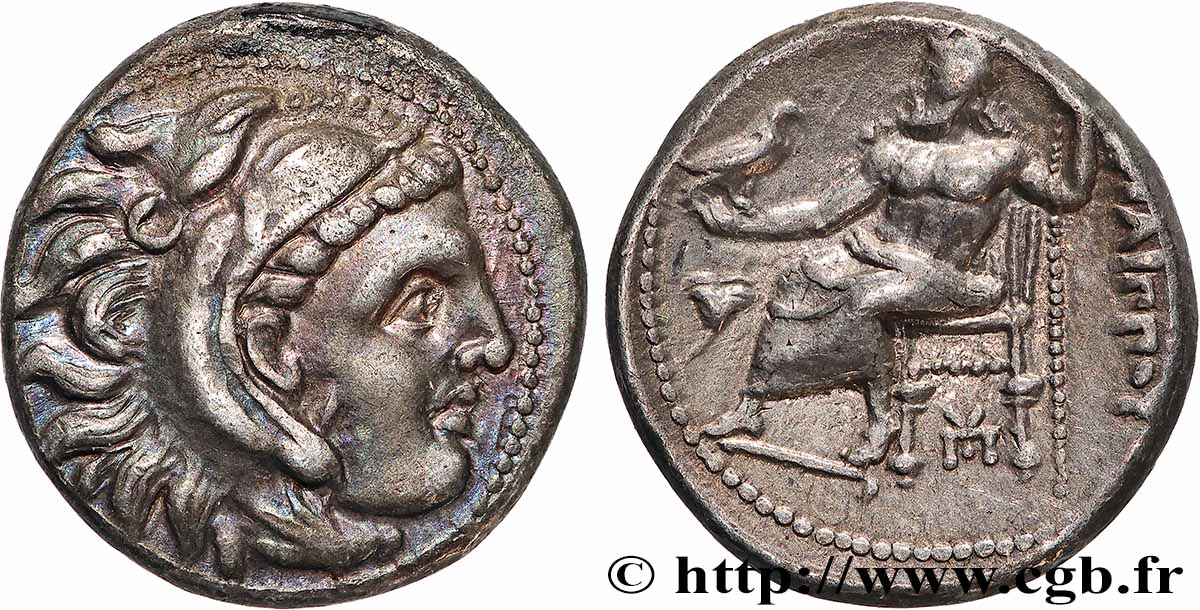 MACEDONIA - MACEDONIAN KINGDOM - PHILIP III ARRHIDAEUS Drachme MS/AU