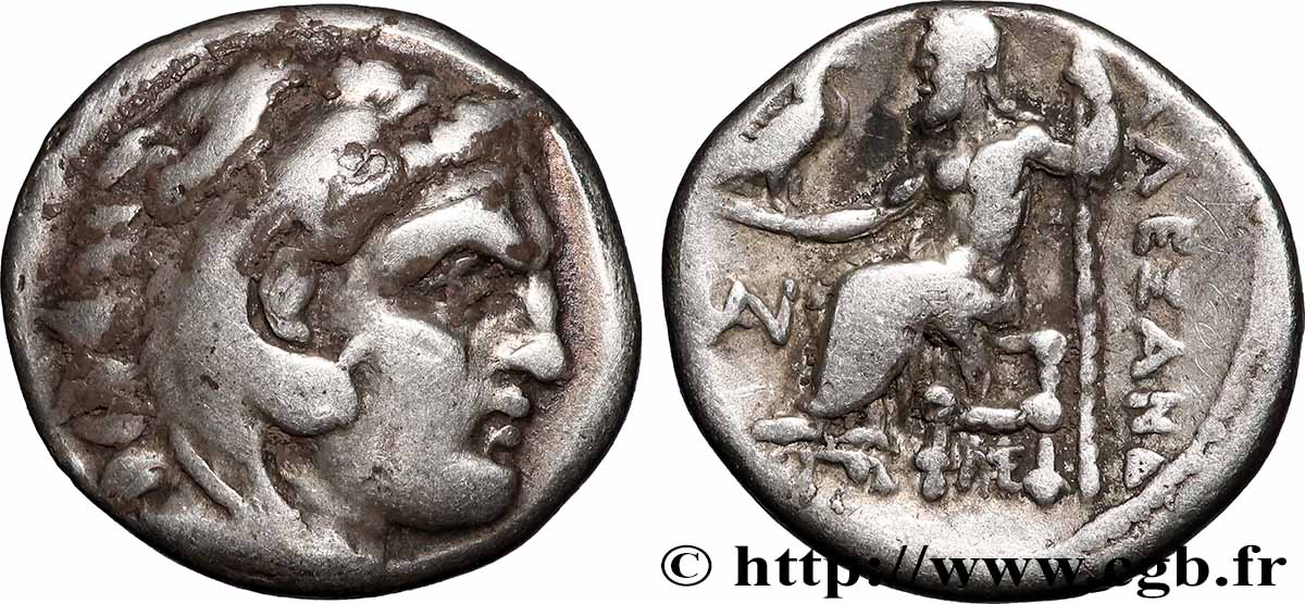 MACEDONIA - MACEDONIAN KINGDOM - ANTIGONUS MONOPHTALMUS Drachme XF