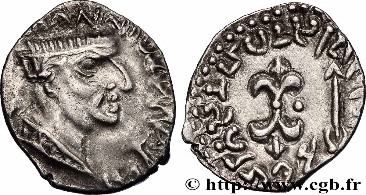 INDE - KSHAHARATAS NAHAPANA Drachme TTB+/SUP