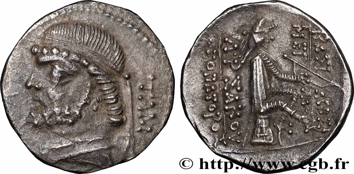 PARTHIA - ROYAUME PARTHE - PHRAATES II Drachme AU