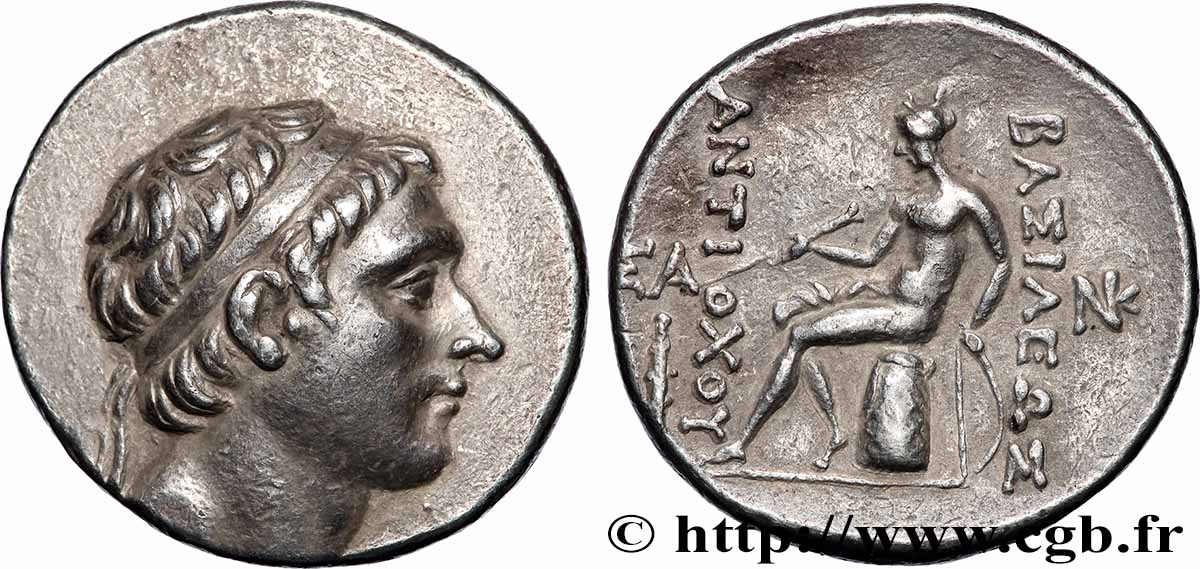 SYRIEN - SELEUKIDISCHES KÖNIGREICH  - ANTIOCHOS III DER GROßE Tétradrachme VZ/fVZ