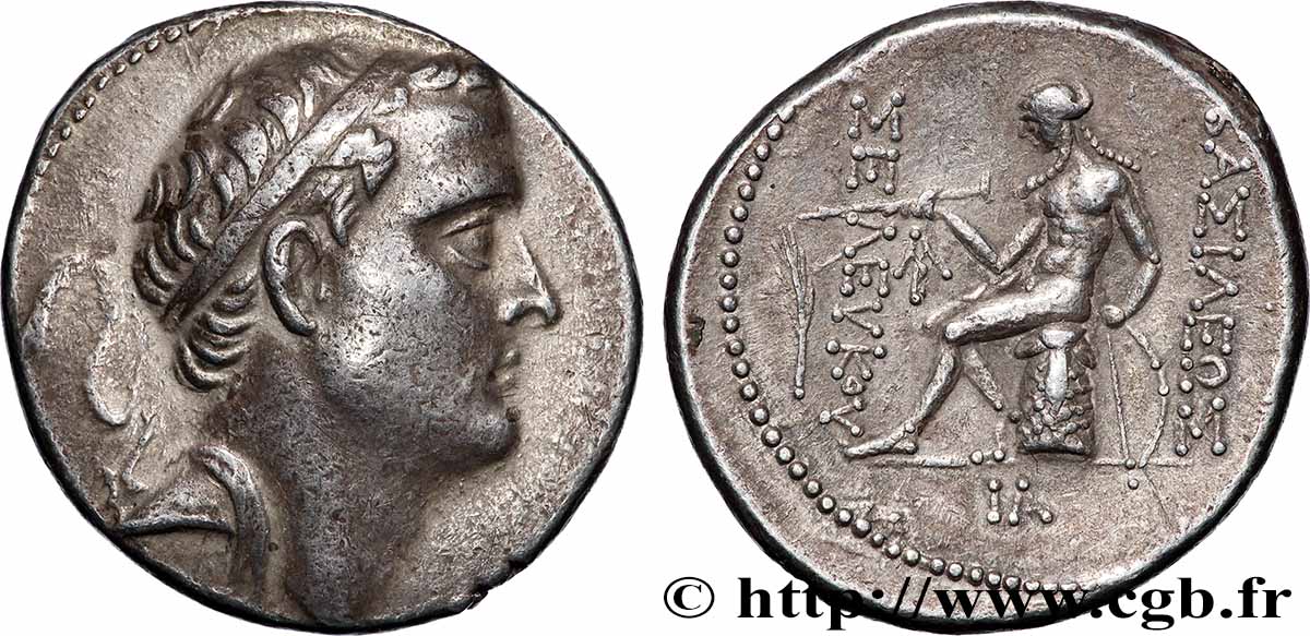 SYRIEN - SELEUKIDISCHES KÖNIGREICH - SELEUCOS IV PHILOPATOR Tétradrachme VZ/fVZ