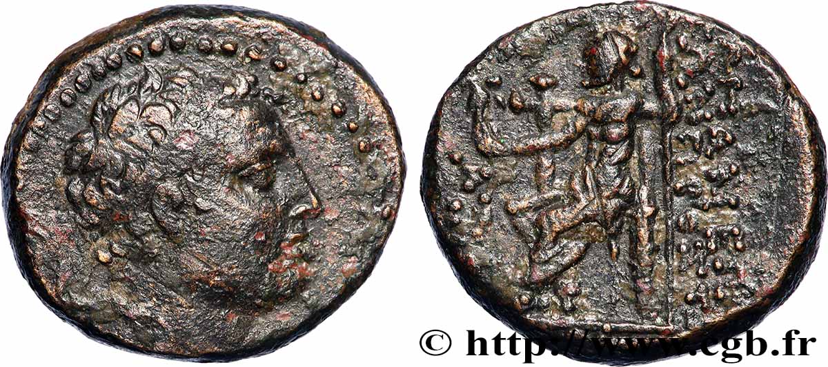 SYRIA - SELEUKID KINGDOM - ANTIOCHOS IV EPIPHANES Dichalque XF