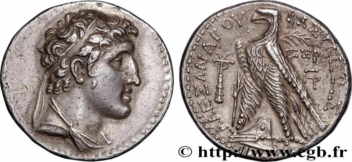 SYRIEN - SELEUKIDISCHES KÖNIGREICH - ALEXANDER I BALAS Tétradrachme VZ