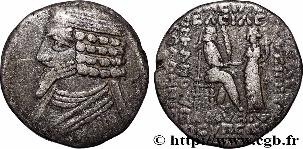 PARTHIA - PARTHIAN KINGDOM - PHRAATES IV Tétradrachme XF