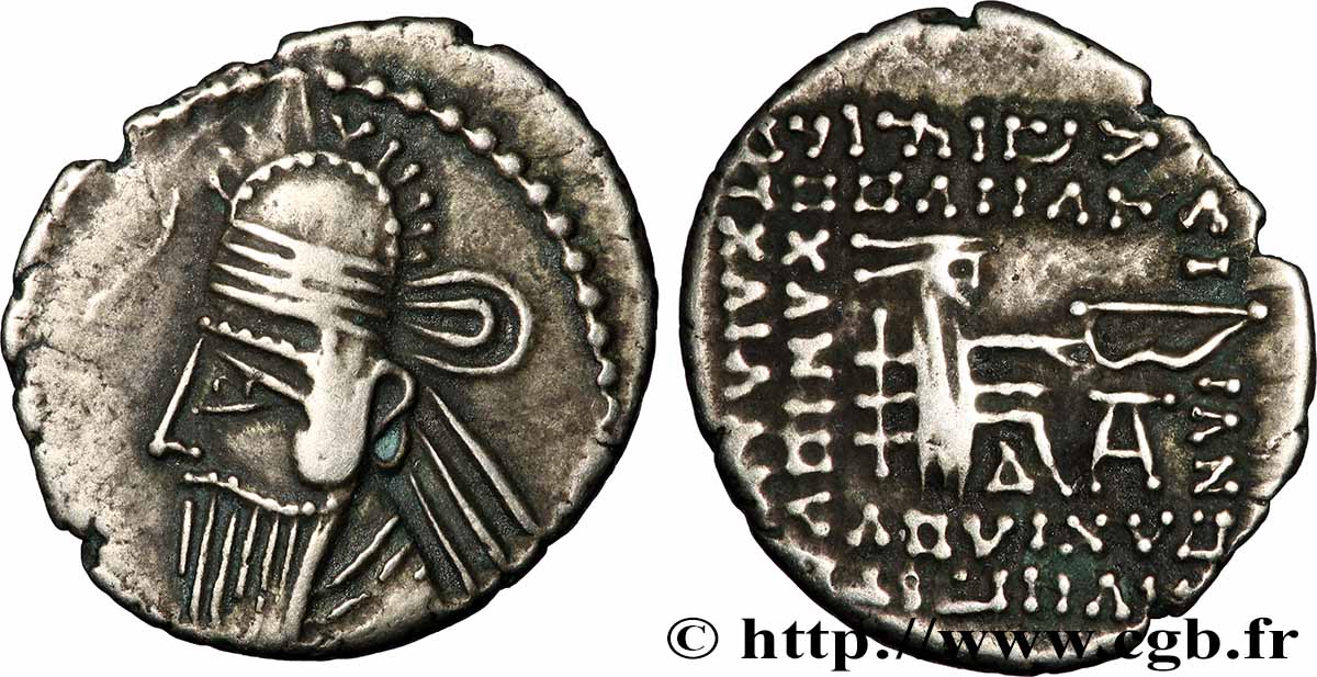 PARTHIE - ROYAUME PARTHE - VOLOGÈSE IV Drachme TTB+