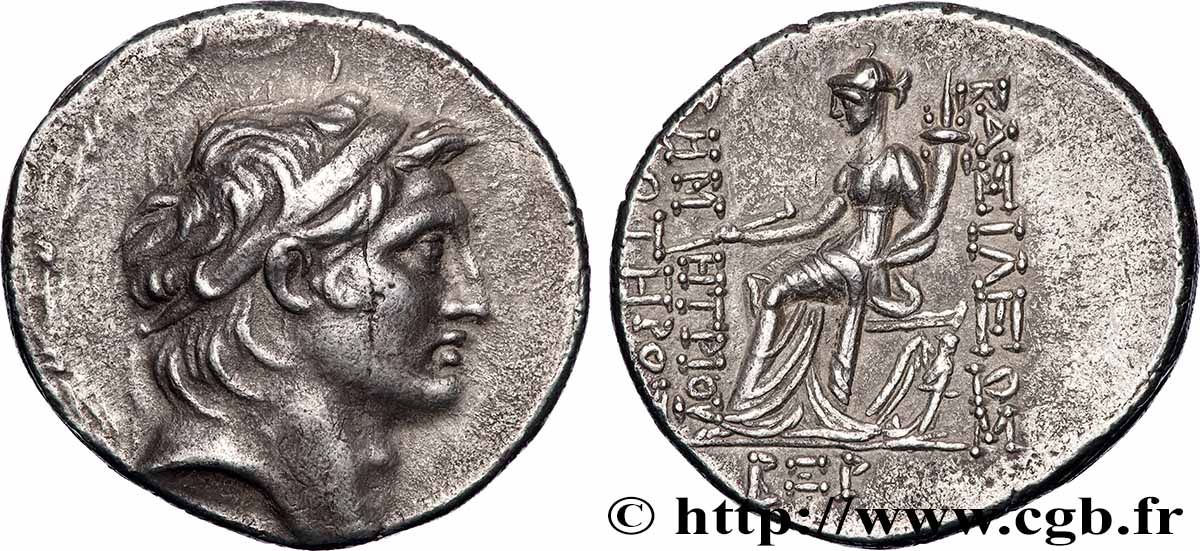 SYRIA - SELEUCID KINGDOM - DEMETRIOS I SOTER Tétradrachme AU