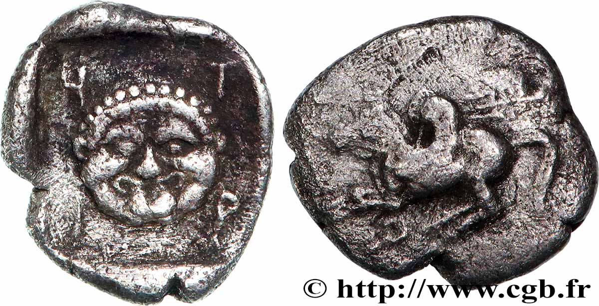CORINTHIA - CORINTH Trihemiobole VF/XF