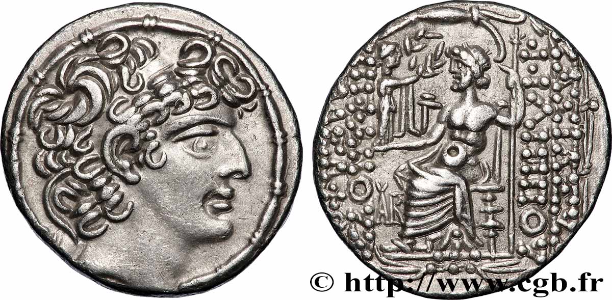 SYRIA - ROMAN PROVINCE - AULUS GABINIUS Tétradrachme syro-phénicien AU