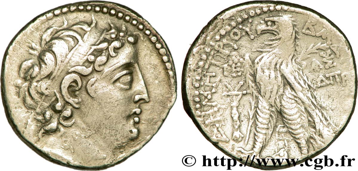 SYRIA - SELEUKID KINGDOM - DEMETRIOS II NICATOR Tétradrachme AU