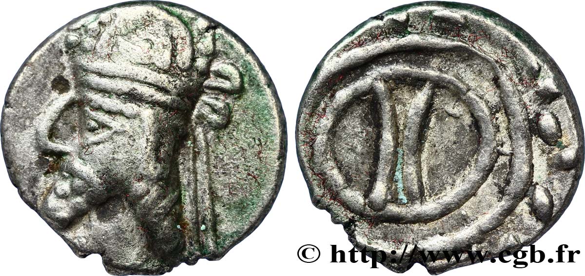 PERSIS - KINGDOM OF PERSIS - UNKNOWN KING Diobole VF