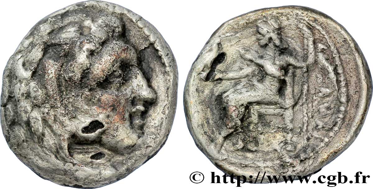 MACEDONIA - KINGDOM OF MACEDONIA - PHILIP III ARRHIDAEUS Hemidrachme XF/VF
