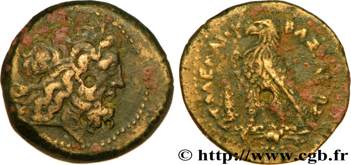 ÉGYPTE - ROYAUME LAGIDE - PTOLÉMÉE II PHILADELPHE Hémichalque TTB+