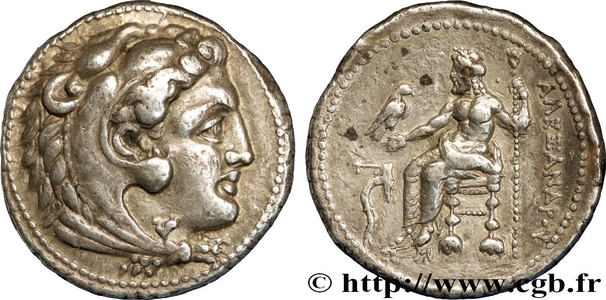 MACÉDOINE - ROYAUME DE MACÉDOINE - ALEXANDRE III LE GRAND Tétradrachme TTB+