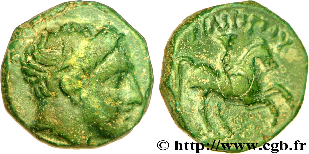 MACÉDOINE - ROYAUME DE MACÉDOINE - PHILIPPE II Unité TTB/TTB+
